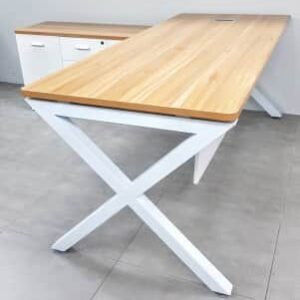 סט מזכירה/ מנהל אלון לבן דגם X