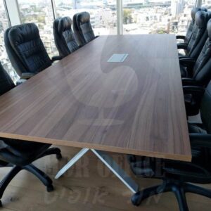 שולחן ישיבות רגלי איקס מפואר, צבע אפוקסי