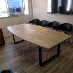 שולחן ישיבות ג'ורג' רגל מתכת