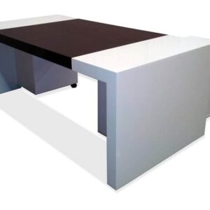 שולחן מנהל לבן